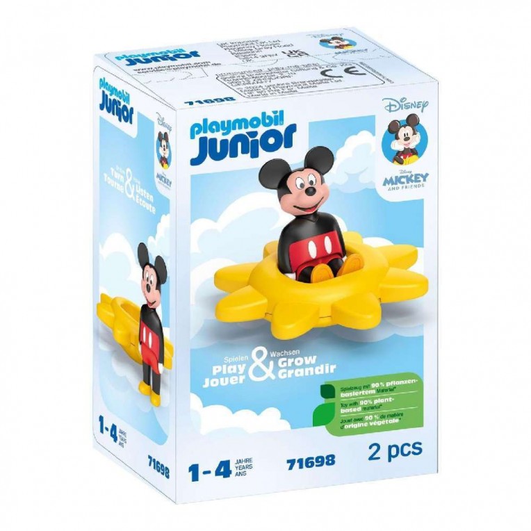 Playmobil Junior Disney Mickey & Friends O Μίκυ Μάους με Περιστρεφόμενο Ήλιο (71698)