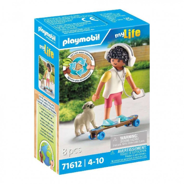 Playmobil My Life Αγόρι με Σκυλάκι (71612)