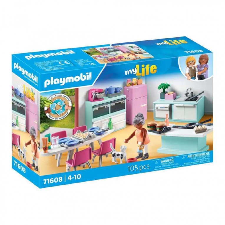 Playmobil My Life Μοντέρνα Κουζίνα με Τραπεζαρία (71608)