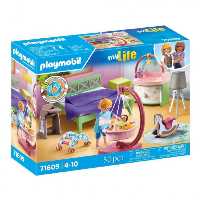 Playmobil My Life Μοντέρνο Υπνοδωμάτιο με Κούνια (71609)