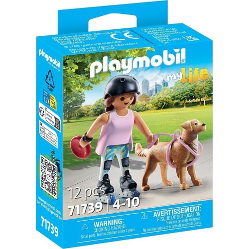 Playmobil My Life Σκέιτερ Με Ριτρίβερ (71739)