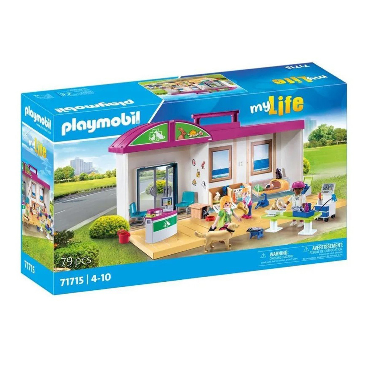 Playmobil My Life Βαλιτσάκι Κτηνιατρική Κλινική (71715)