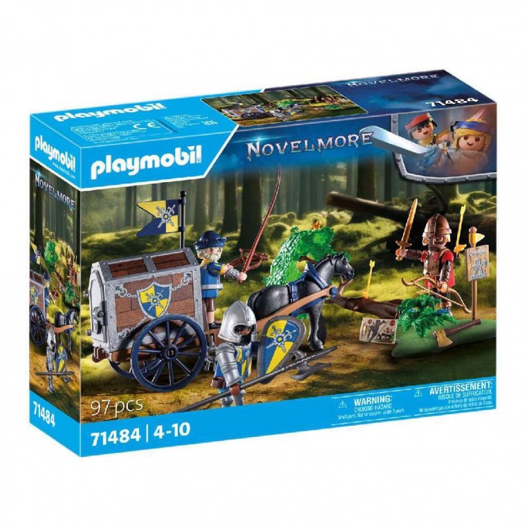 Playmobil Novelmore Ληστεία Εμπορικής Άμαξας (71484)