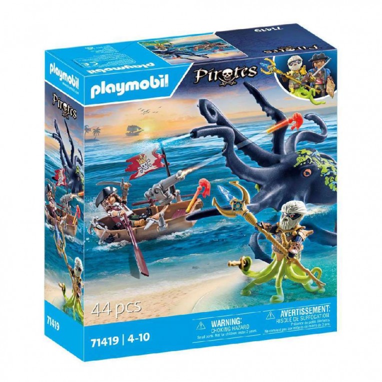 Playmobil Pirates Μάχη με το Γιγάντιο Χταπόδι (71419)