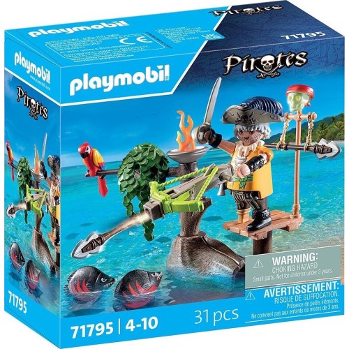 Playmobil Pirates Πειρατής Με Βαλλίστρα (71795)