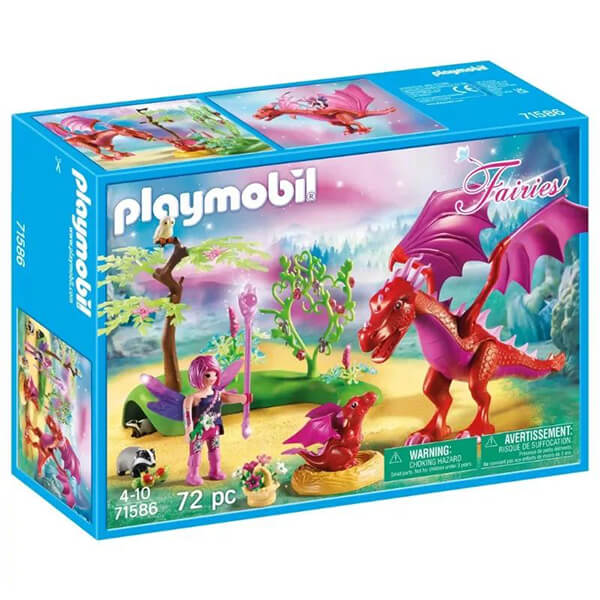 Playmobil Princess Magic Δρακομαμά με το μικρό της (71586)