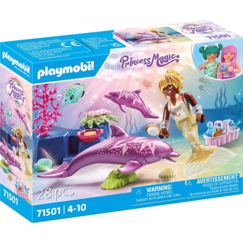 Playmobil Princess Magic - Γοργόνα Με Δελφίνια (71501)