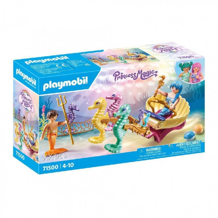 Playmobil Princess Magic Γοργονο-άμαξα με Ιππόκαμπους (71500)