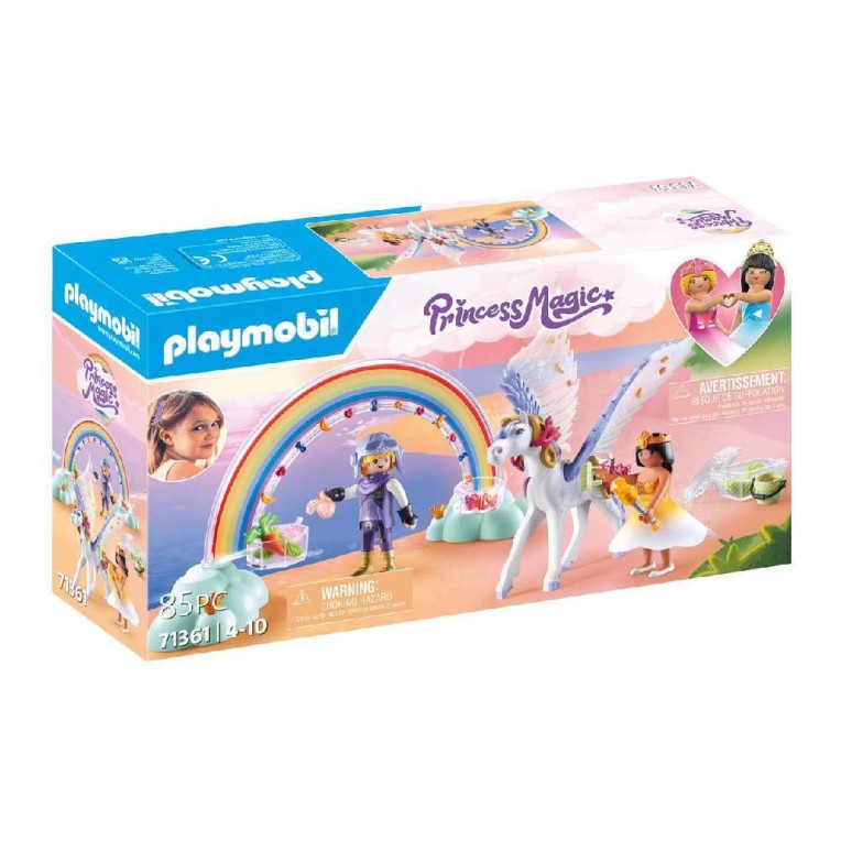 Playmobil Princess Magic Πήγασος και Πριγκίπισσες Του Ουράνιου Τόξου (71361)