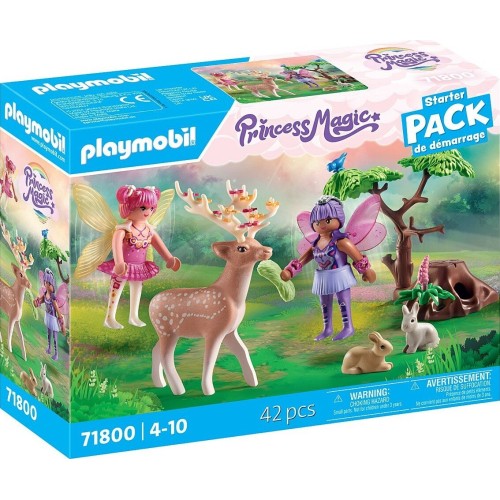 Playmobil Princess Magic Starter Pack Νεράιδες Με Ζωάκια Του Δάσους (71800)