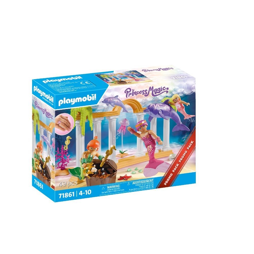Playmobil Princess Magic Βασιλική Οικογένεια Γοργόνων Κai Δελφίνια (71861)