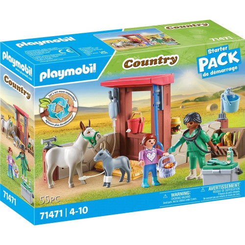 Playmobil Starter Pack Φροντίζοντας Τα Γαϊδουράκια (71471)