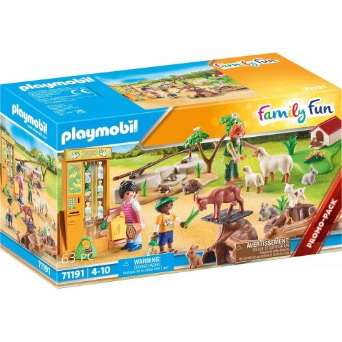 Playmobil Ζωολογικός Κήπος Με Ήμερα Ζωάκια (71191)