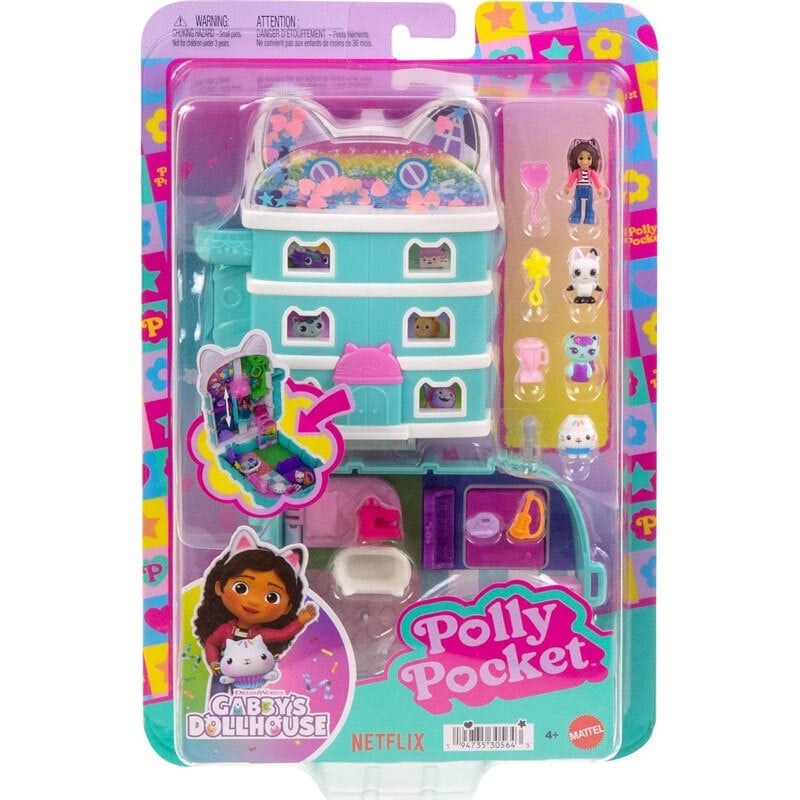 Polly Pocket x Gabby\'s Dollhouse Μίνι Κουκλόσπιτο (JFV02)