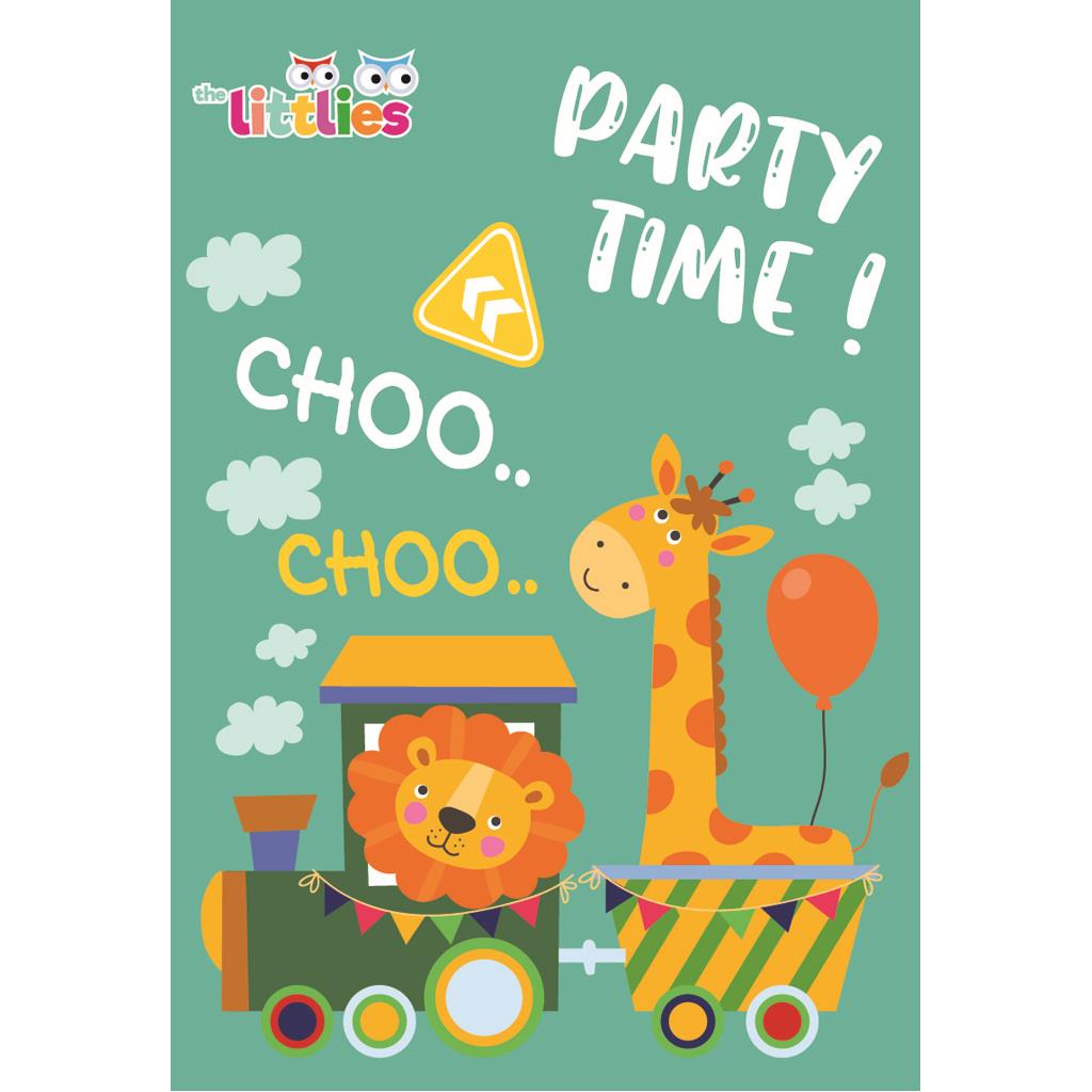 Προσκλήσεις Πάρτυ The Littlies σε 6 Σχέδια 6 Τμχ (000646740)