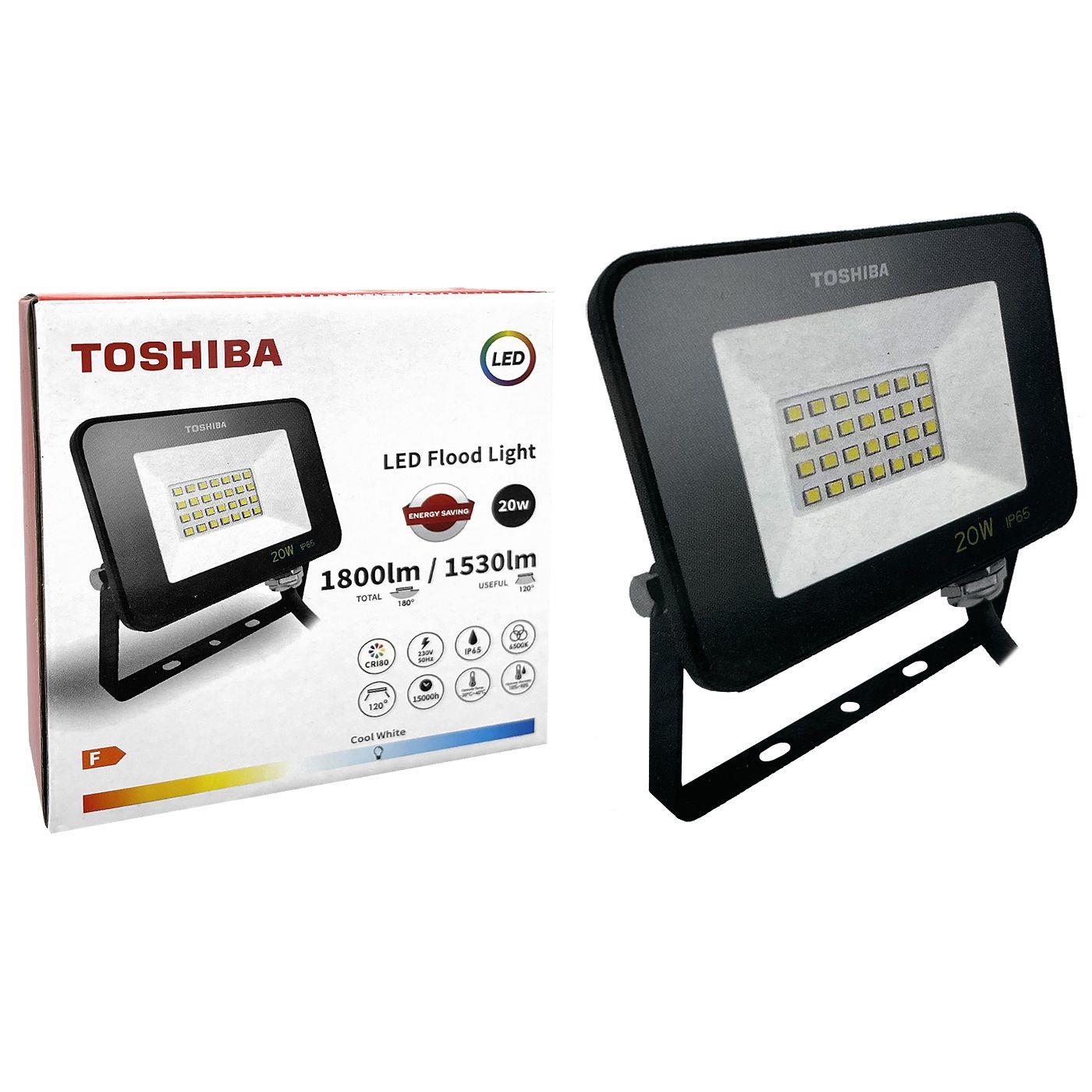 Προβολέας Στεγανός led Toshiba Ip65 20w 6500k