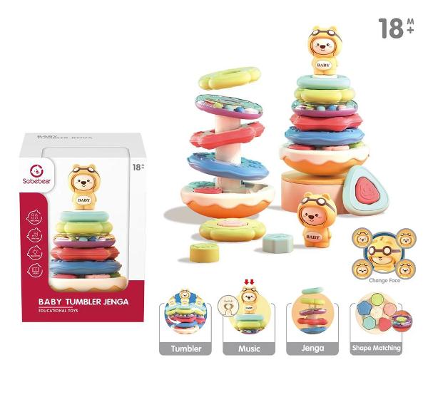 Πυραμίδα Αρκουδάκι Με 5 Κρίκους, Μουσική