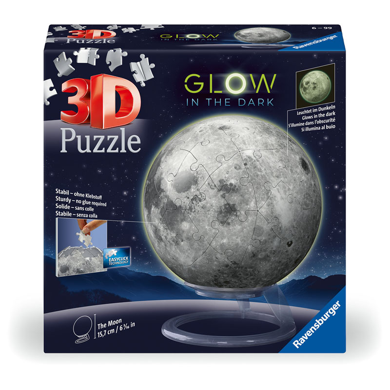 Ravensburger 3D Παζλ Glow in the dark Moon (11586)