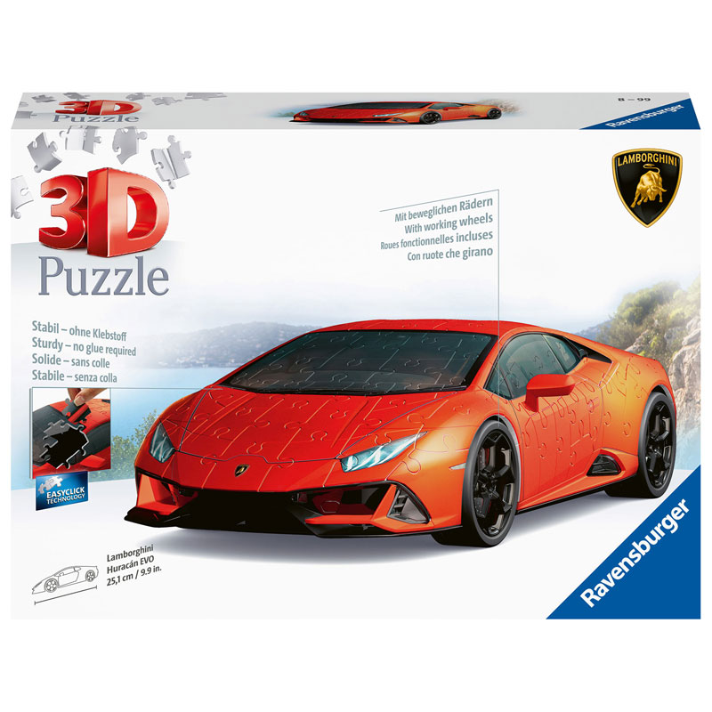 Ravensburger 3D Παζλ Lamborghini Huracan Red (11571)