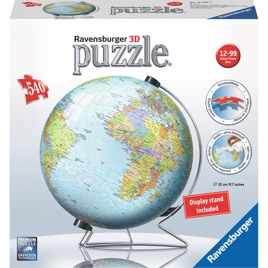 Ravensburger 3D Παζλ Υδρόγειος (12436)