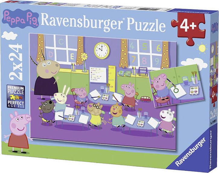 Ravensburger Παζλ 2Χ24 Τμχ. Peppa Το Γουρουνάκι (05-09099)