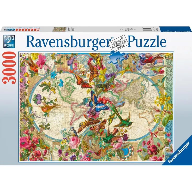 Ravensburger Παζλ 3000 τεμ. Χάρτης (17117)