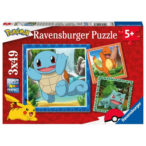 Ravensburger Παζλ 3X49τμχ. Pokemon (05586)