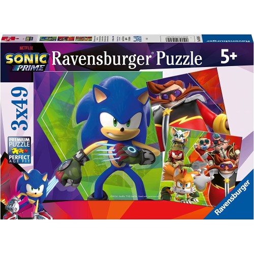 Ravensburger Παζλ 3X49τμχ. Sonic (05695)