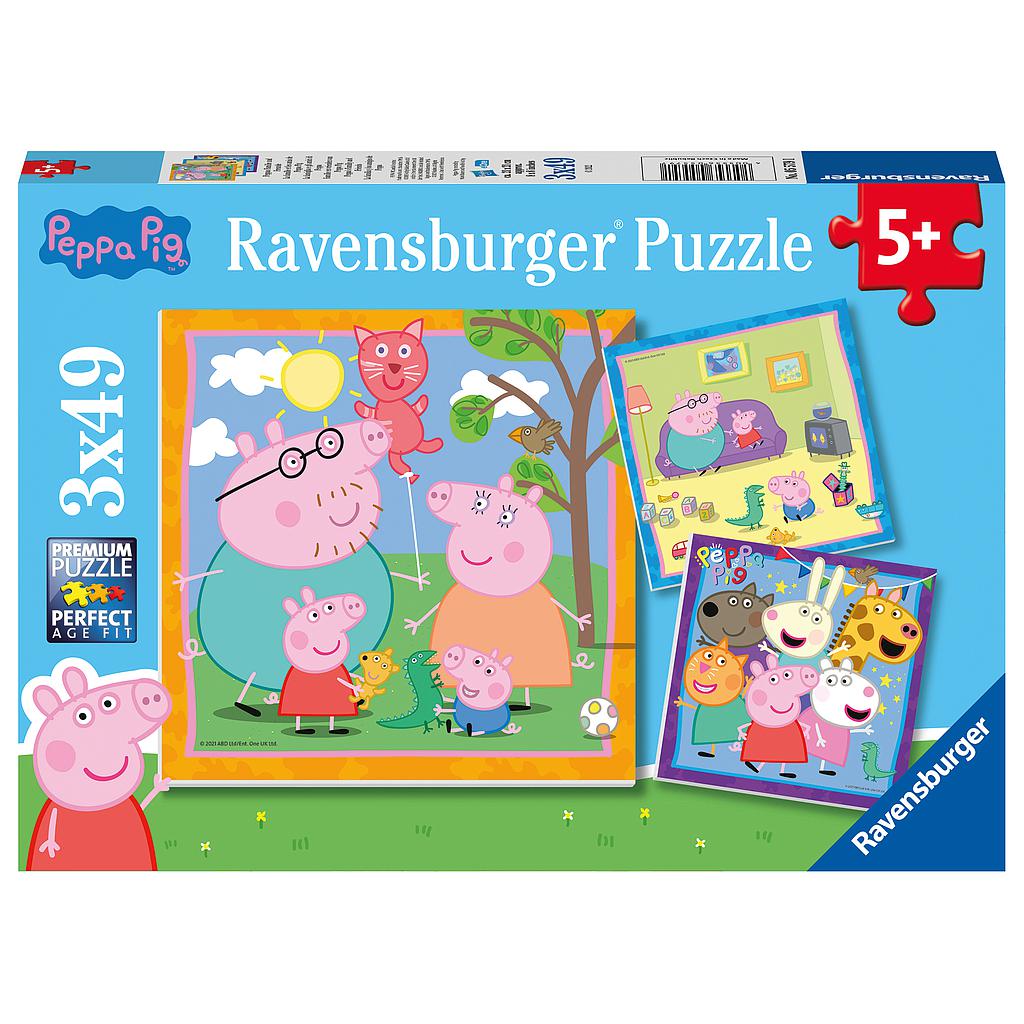 Ravensburger Παζλ Πέππα το Γουρουνάκι 3x49 τμχ. (05579)