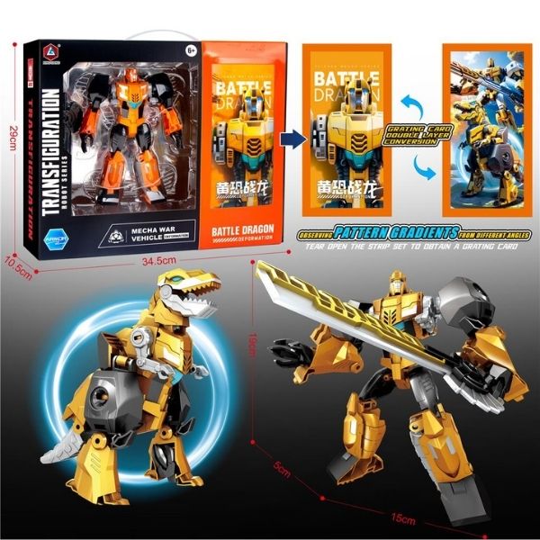 Ρομπότ Μεταμόρφωσης Battle Dragon 19cm