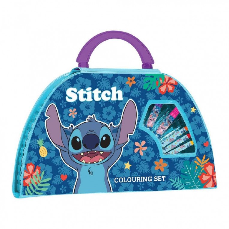 Σετ Χρωματισμού Βαλιτσάκι Disney Stitch 50τεμ. (000564678)