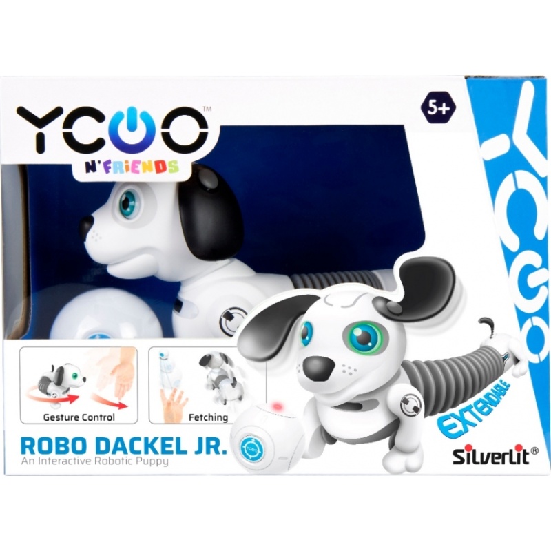 Silverlit Robo Dackel Junior Τηλεκατευθυνόμενο Ρομπότ Λευκό (7530-88578)