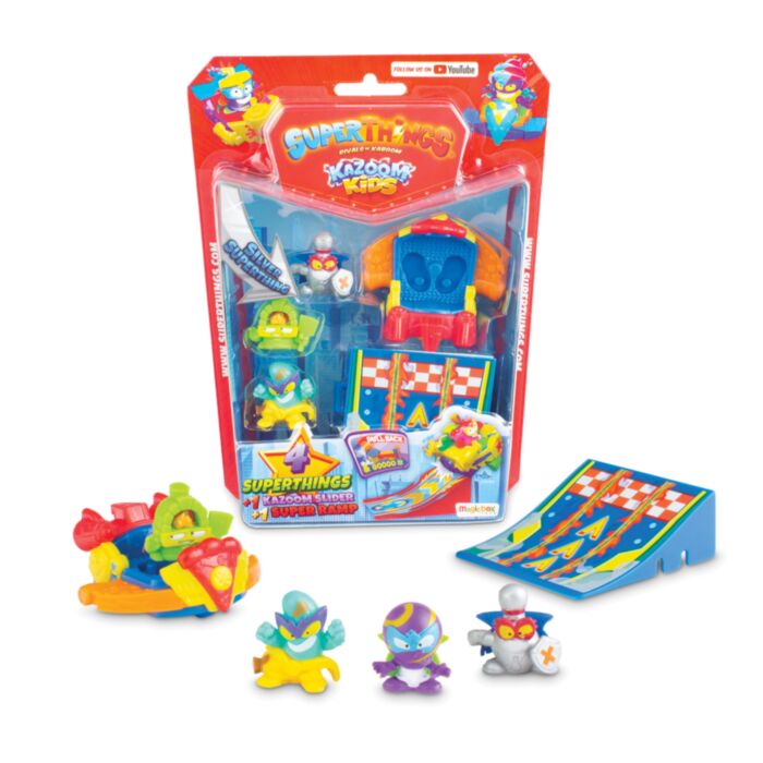 Superthings Μικροπλάσματα Kazoom Kids Blister 4 Φιγούρες Με Αξεσουάρ (1013-61606)