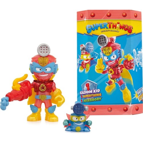 Superzings Rescue Force Φιγούρα Με Kazoom Kid-6 Σχέδια-1Τμχ (1013-61307)