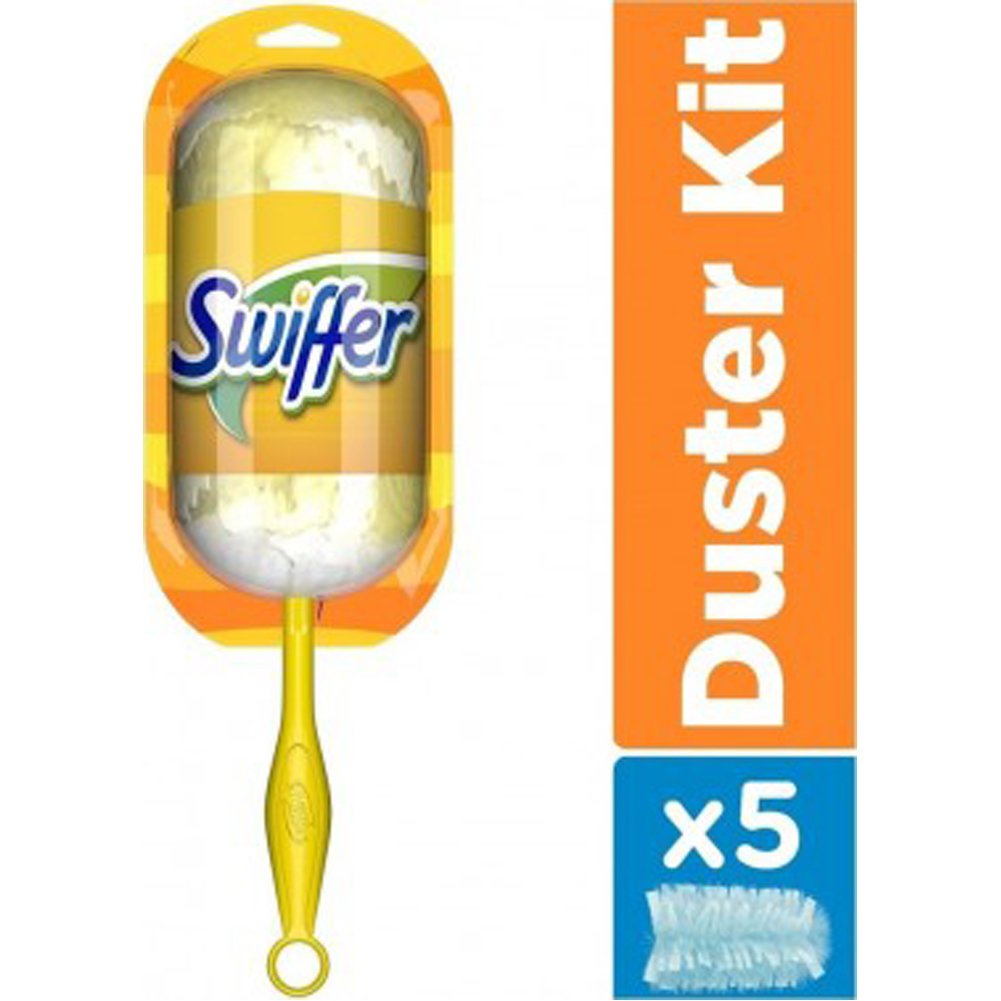 Swiffer Duster Kit Λαβή Και 5 Φτερά Ξεσκονίσματος Λεβάντα