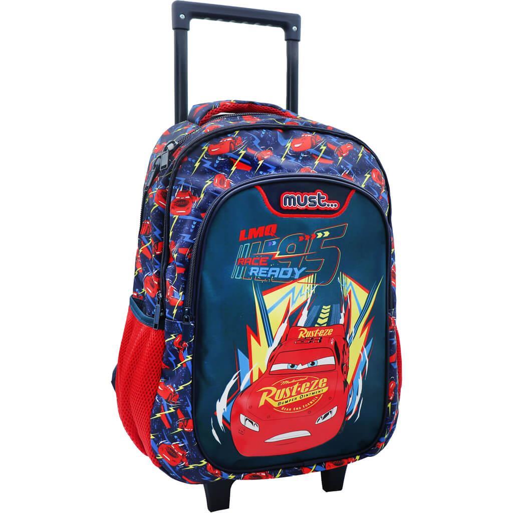 Σχολική Τσάντα Τρόλεϊ Must Disney Cars Race Ready με 3 Θήκες (000564330)