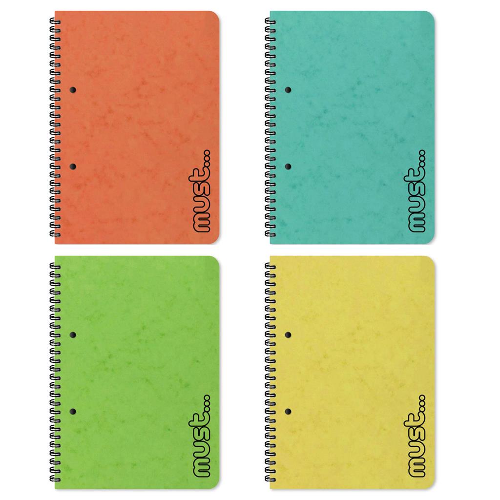 Τετράδιο Σπιράλ Must Team Craft B5 90 Φύλλων 3 Θεμάτων - 4 Σχέδια (000579880)