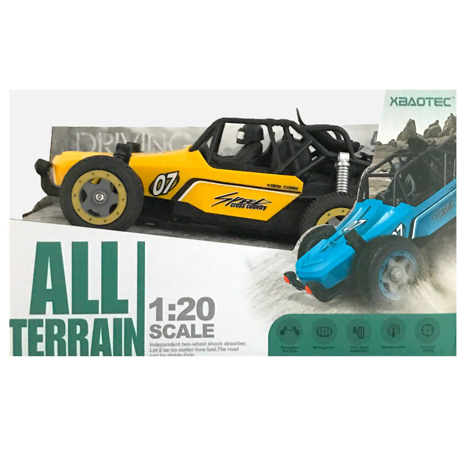 Τηλεκατευθυνόμενο Όχημα ALL TERRAIN 1:20 2 Σχέδια