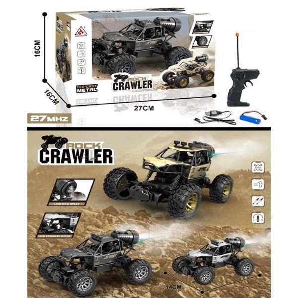 Τηλεκατευθυνόμενο Rock Crawler 1:18 Με Καπνό & Φως