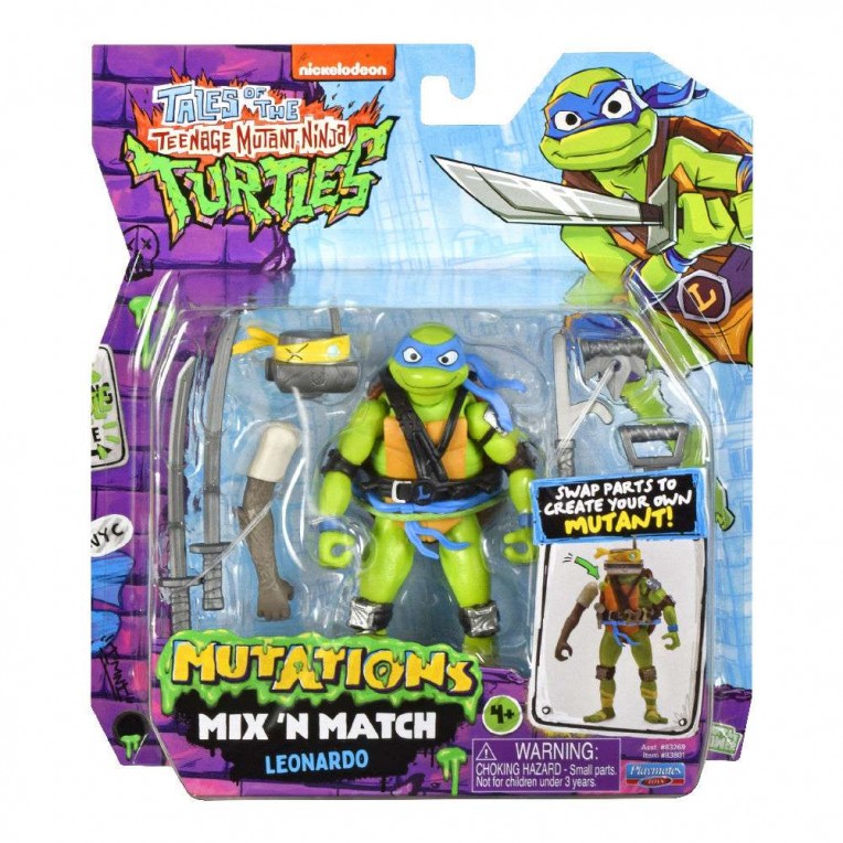 TMNT ΧΕΛΩΝΟΝΙΝΤΖΑΚΙΑ ΦΙΓΟΥΡΑ 12 ΕΚ MIX & MATCH