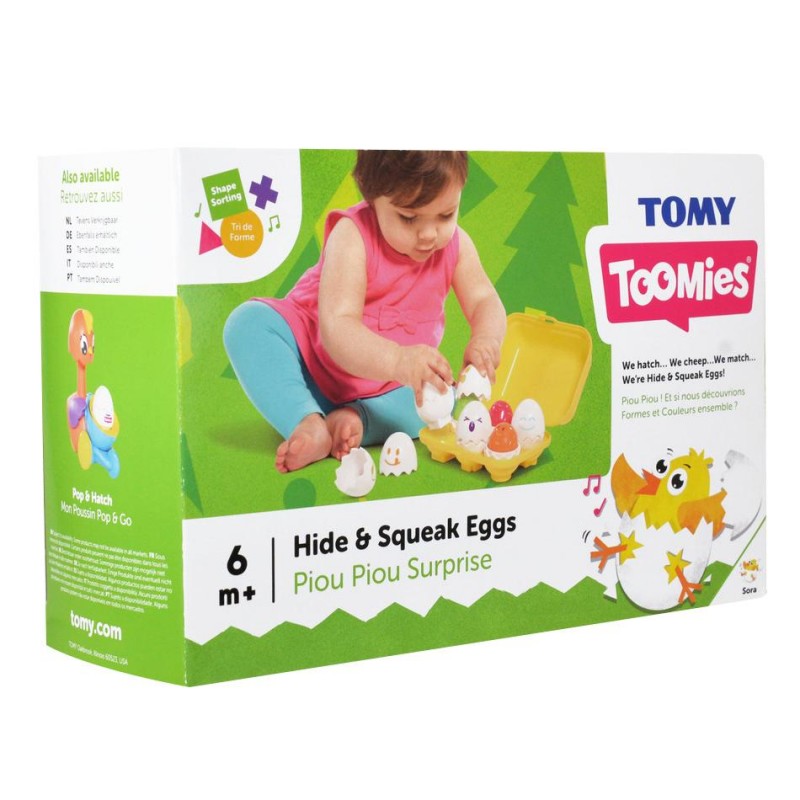 Toomies Hide And Squeak Eggs Αυγοθήκη 1000