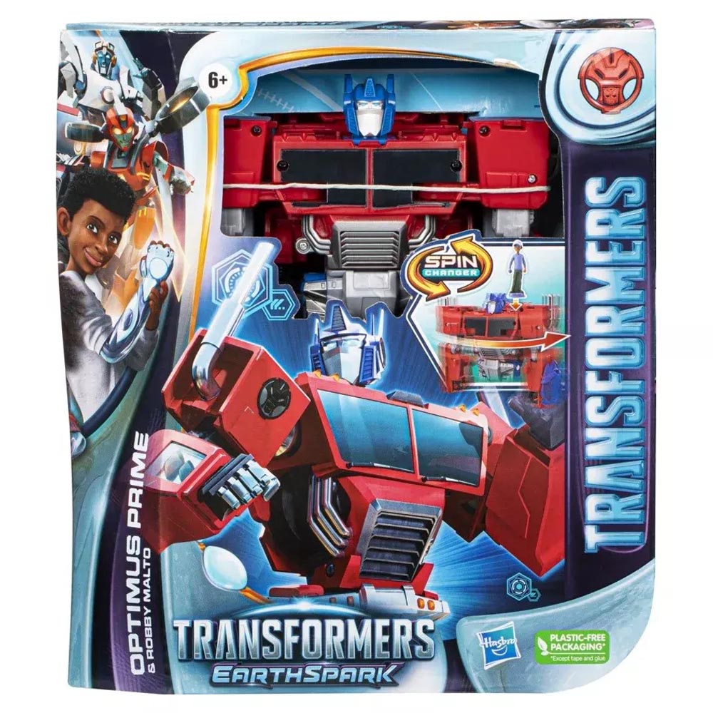 Transformers Earthspark Spinchanger Optimus (F76635L00)