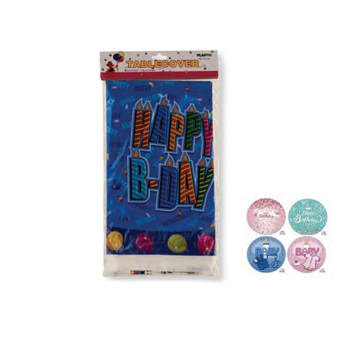 Τραπεζομάντηλο Πάρτυ 137x183cm 4 Σχέδια (TnS 07-950-0113)