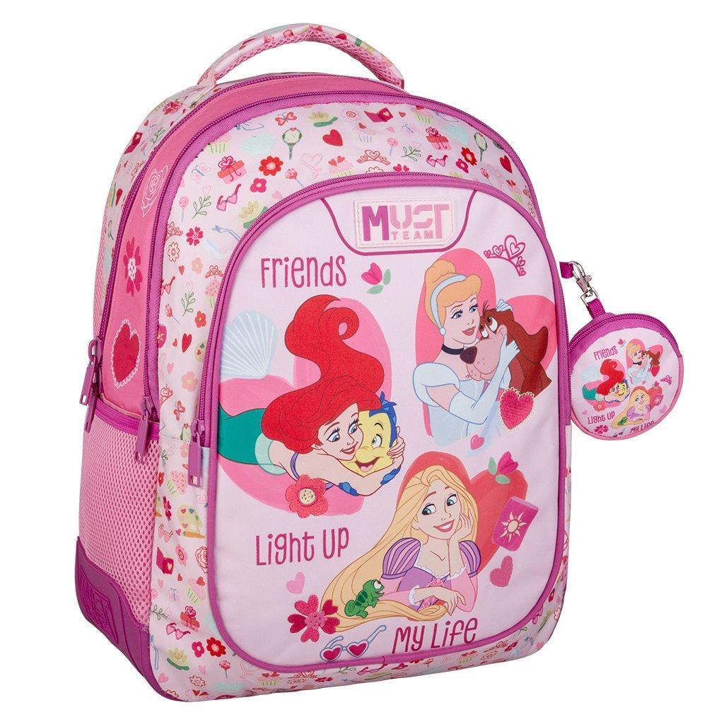 Τσάντα Πλάτης Δημοτικού Disney Princess Friends Light Up My Life Must Team (000564749)