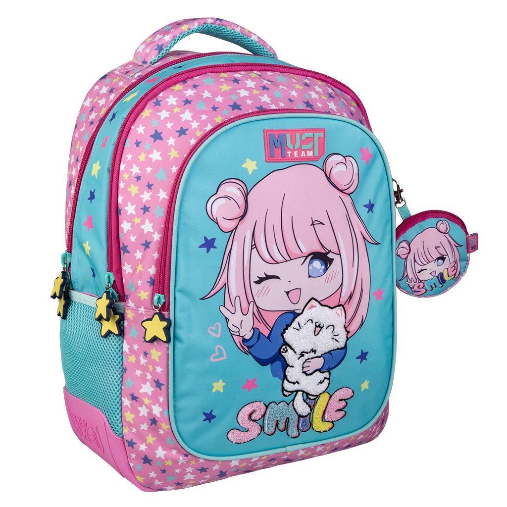 Τσάντα Πλάτης Δημοτικού Must Team Smile (000586779)