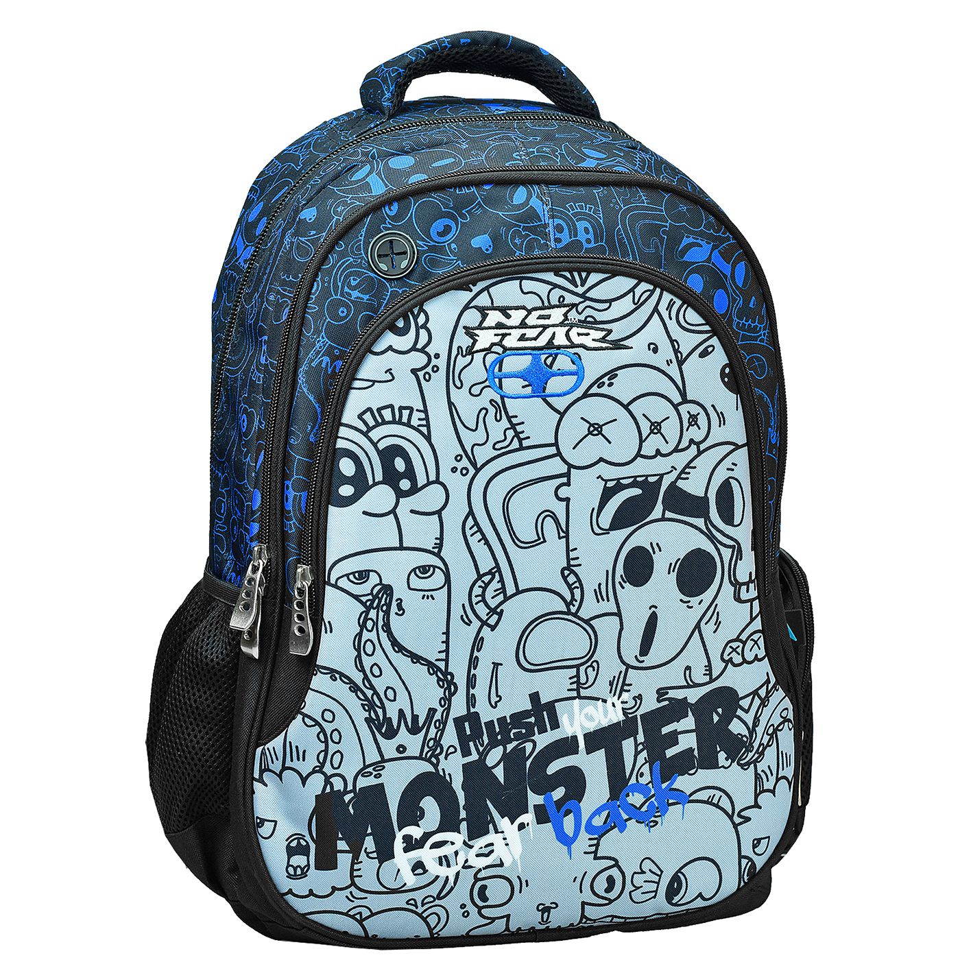 Τσάντα Πλάτης Εφηβική No Fear Monster 48x30x28cm