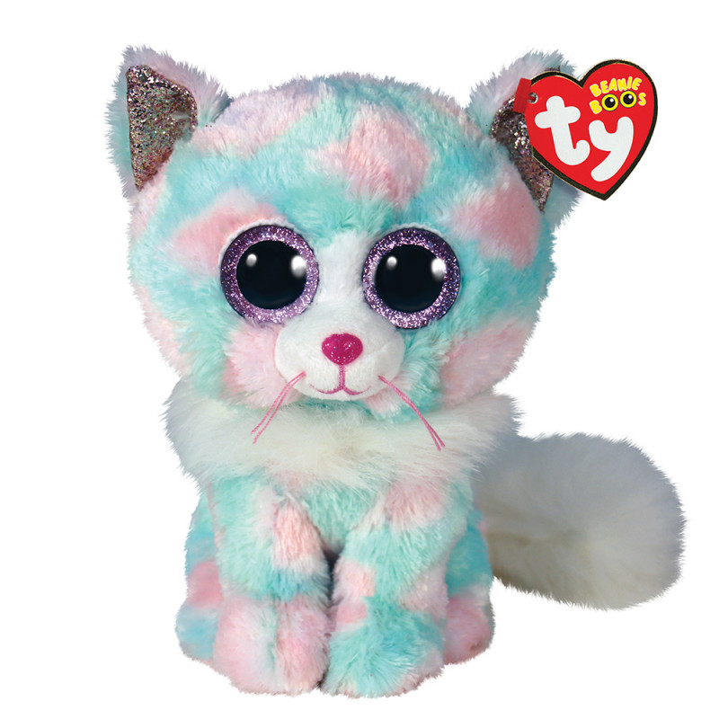 TY Beanie Boos Opal Χνουδωτό Γατούλα Παστέλ 15εκ (1607-36376)