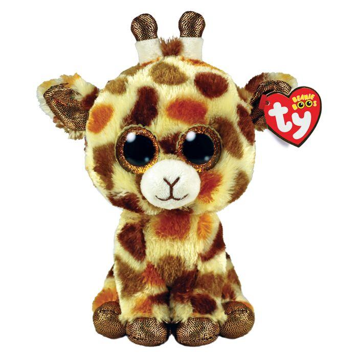 TY Beanie Boos Stilts Χνουδωτό Καμηλοπάρδαλη Πολύχρωμο 15εκ (1607-36394)