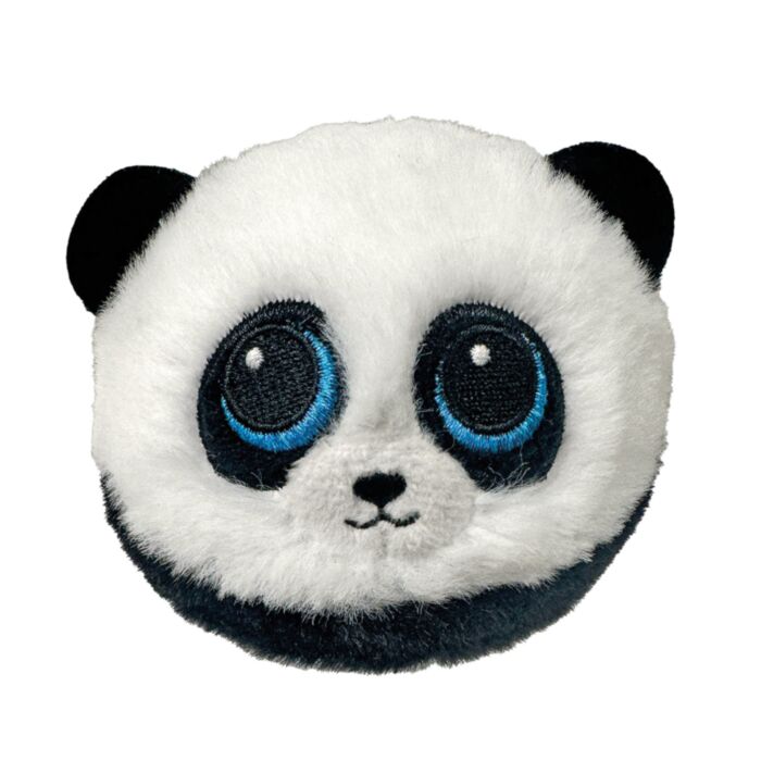 TY Beanie Bouncers Checkers Χνουδωτό Μπαλάκι που Αναπηδάει Πάντα Λευκό & Μαύρο (1607-83004)