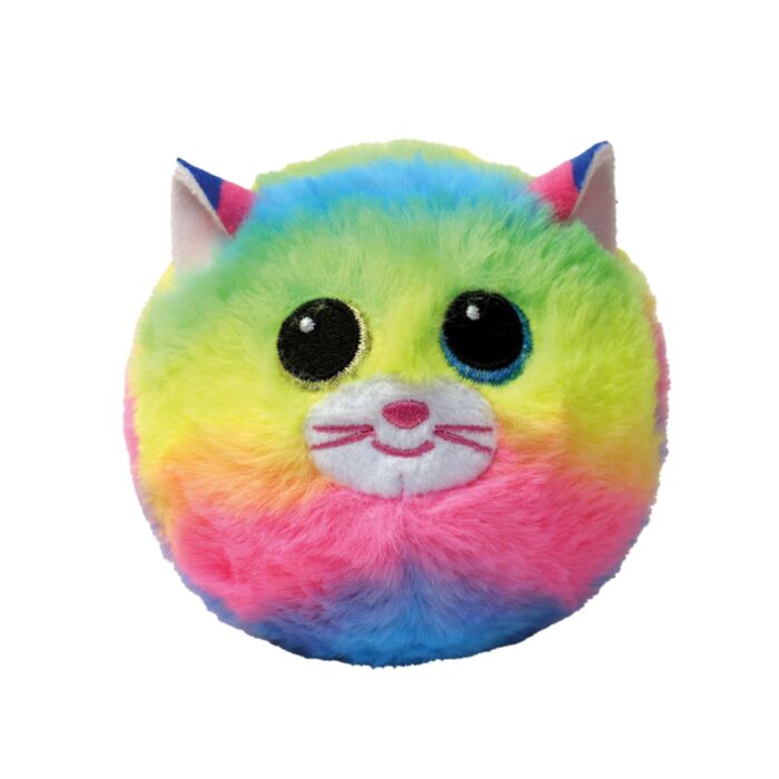 TY Beanie Bouncers Gemma Χνουδωτό Μπαλάκι που Αναπηδάει Γατούλα Πολύχρωμη (1607-83067)